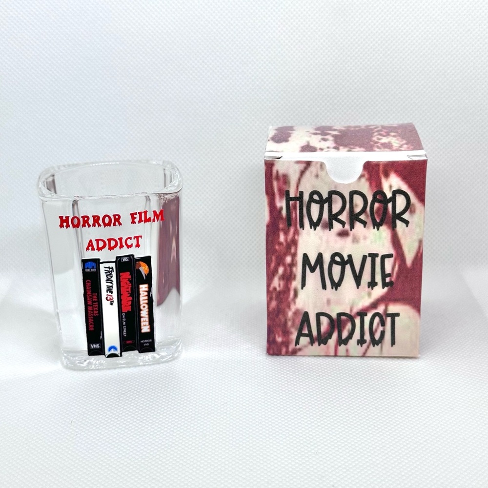 HORROR VHS ShotGlass/ Gift Box Set